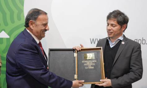 Quintela y Kicillof firmaron importantes convenios para trabajar conjuntamente en políticas públicas en favor de la ciudadanía
