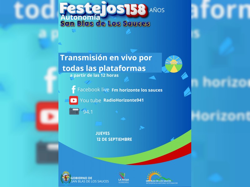 158 aniversario de la autonomía de San Blas de Los Sauces - foto  1